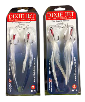 Feather Treble Hook  Dixie Jet Fishing Lures – Dixie Jet Lures