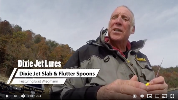 How to fish Dixie Jet Slab Spoon and Dixie Jet Flutter Spoon