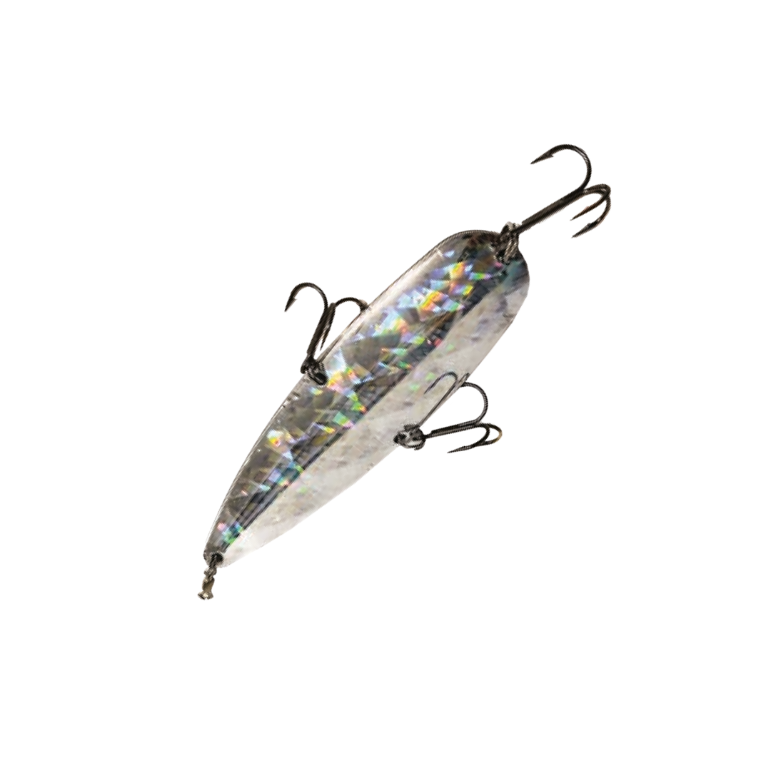 Dixie Jet Falcon Spoon Heavy Shattered Glass 6