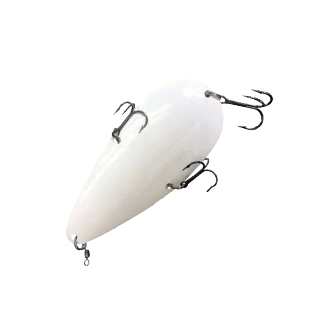 black talon fishing lures Dixie Jet Talon Spoon White / 2¾ oz