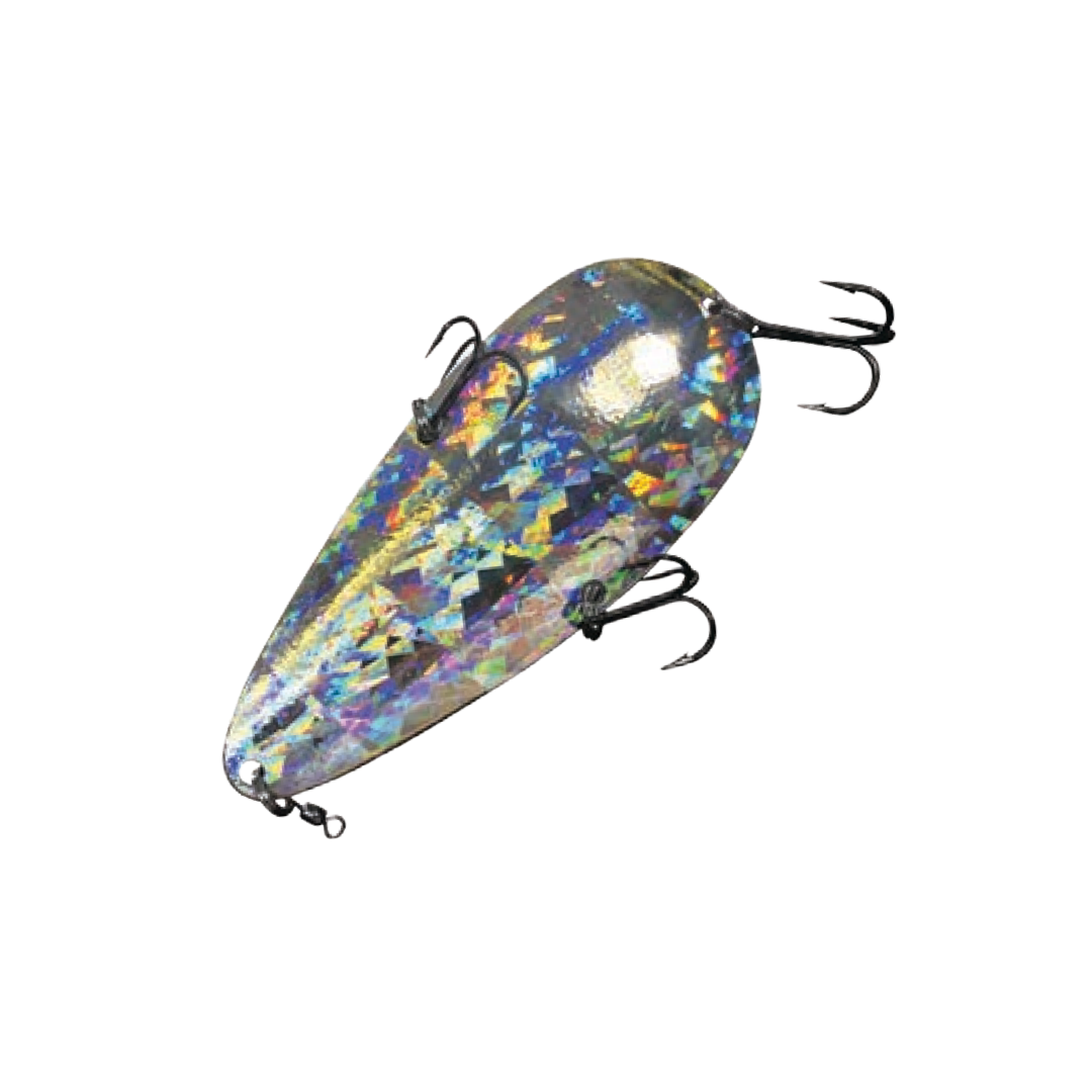 fish-all talonz lures Dixie Jet Talon Spoon Shattered Glass / 2¾ oz