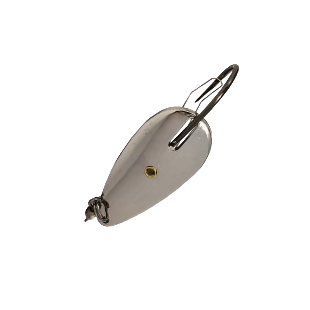 Dixie Jet Weedless Spoon Silver 3/4